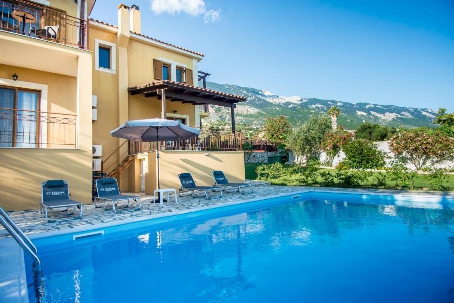 Villa Irida Afrato Exterior foto